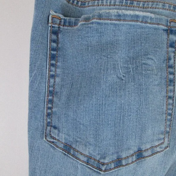 Aeropostale Womens Distress Ankle Jegging Blue Jeans Size 12 Pre-owned G… - Picture 6 of 8